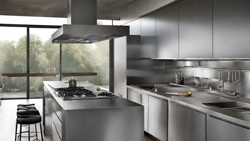 Cucina in acciaio inox