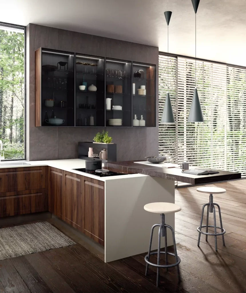 Cucine piccole con penisola