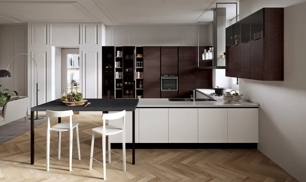 outlet cucine - cucine con penisola moderna