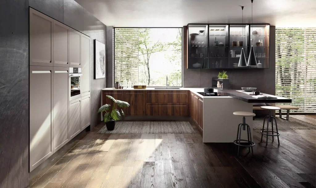 Esempio cucina ad angolo moderna