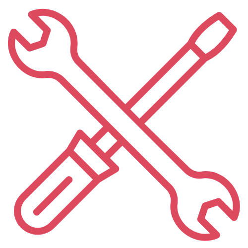 Trasporto e montaggio icona